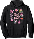 Cartoon God Say I Am Princess T-Shirt - Aesthetic Graphic for Adults - T-Shirt, Sweatshirt, Hoodie