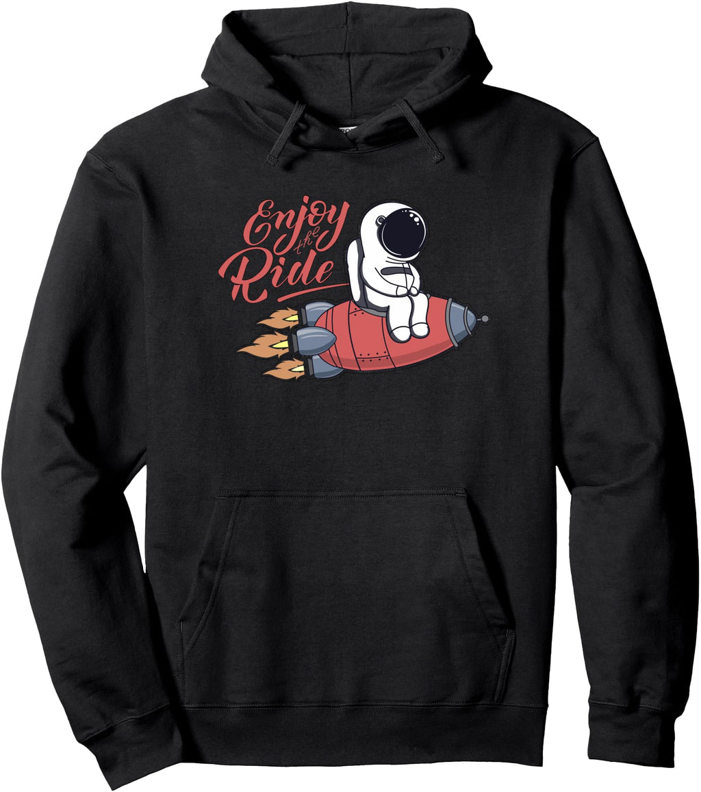 Handcrafted Enjoy Ride Astronaut Rare T-Shirt - Novelty Apparel Unisex - T-Shirt, Sweatshirt, Hoodie