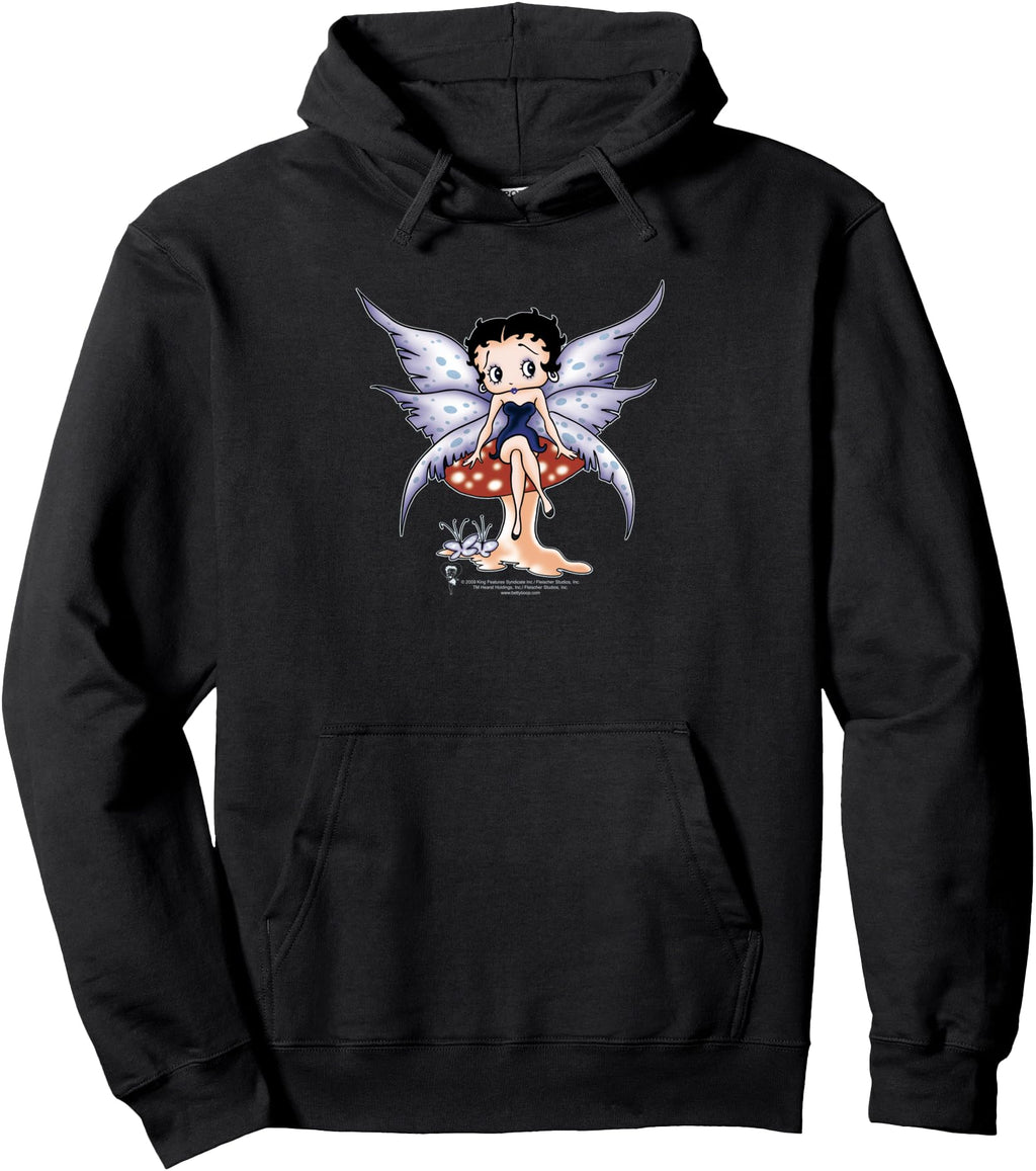 Authentic Betty Boop Mushroom Fairy T-Shirt - Trendy Graphic for Adults - T-Shirt, Sweatshirt, Hoodie