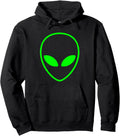 Green Alien Head Artist Sweatshirt - Casual Everyday Wear for Adults - T-Shirt, Sweatshirt, Hoodie