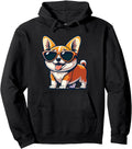 Exclusive Corgi Dog Sunglasses T-Shirt - Minimalist Print for Adults - T-Shirt, Sweatshirt, Hoodie