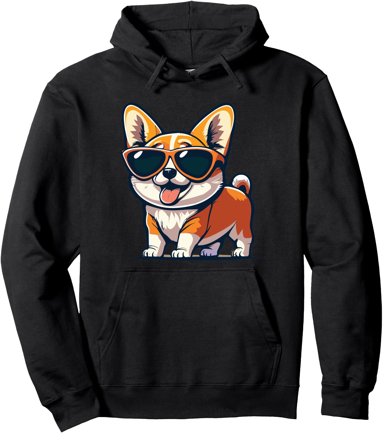 Exclusive Corgi Dog Sunglasses T-Shirt - Minimalist Print for Adults - T-Shirt, Sweatshirt, Hoodie
