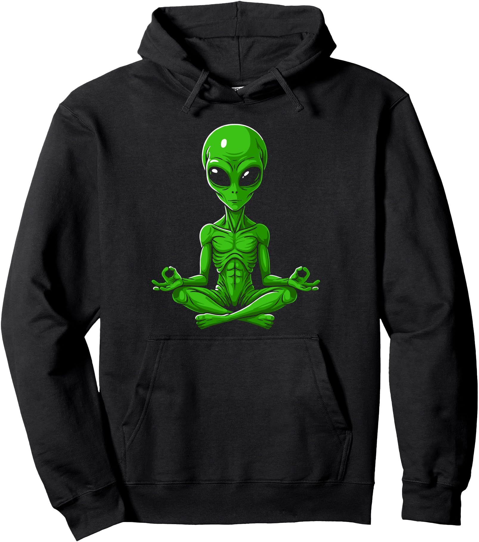 Handcrafted Alien Yoga Pose Meditation T-Shirt - Graphic Print Men Women - T-Shirt, Sweatshirt, Hoodie