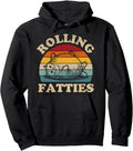 Original Rolling Fatties Cat Fat Cat Rare Hoodie - Graphic Print Unisex - T-Shirt, Sweatshirt, Hoodie