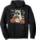 Original Halloween Raccoon Ghost Spooky Hoodie - Trendy Graphic for Adults - T-Shirt, Sweatshirt, Hoodie