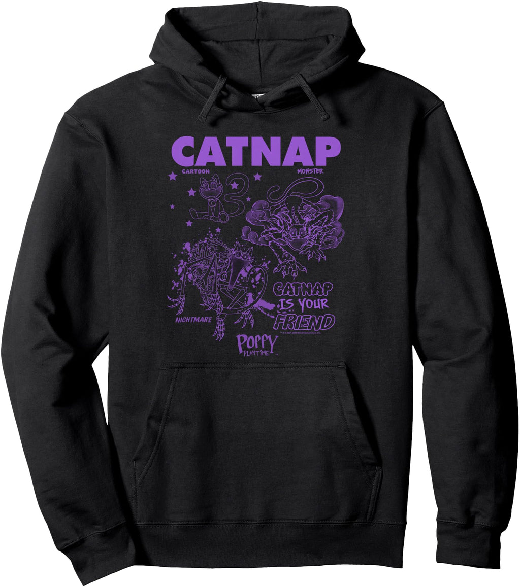 Original Poppy Playtime Catnap Sweatshirt - Casual Everyday Wear Men Women - T-Shirt, Sweatshirt, Hoodie
