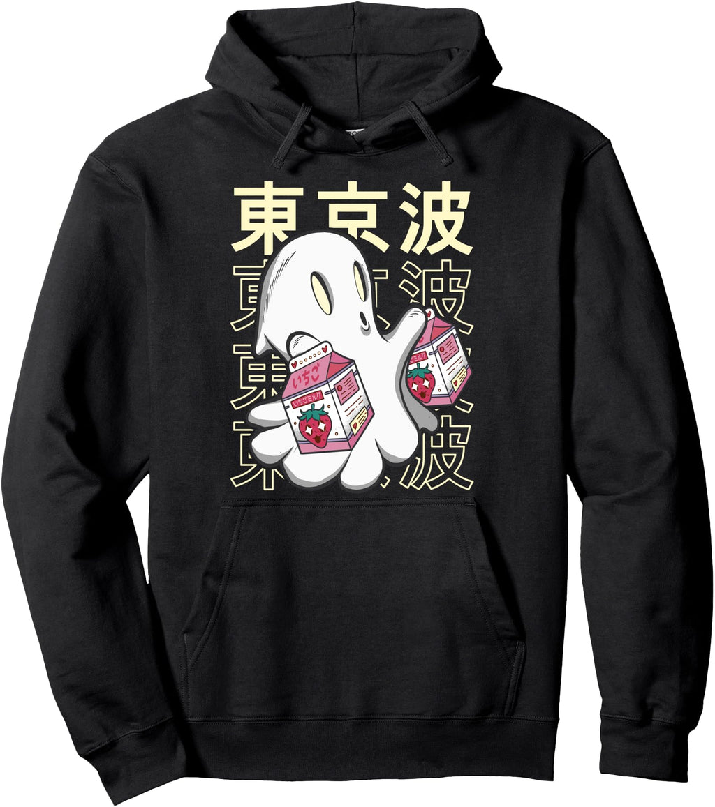 Original Ghost Strawberry Milk Japanese T-Shirt - Graphic Print Unisex - T-Shirt, Sweatshirt, Hoodie