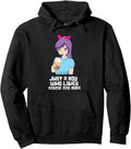 Just Who Loves Anime And Boba Hoodie - Graphic Print Men Women - T-Shirt, Sweatshirt, Hoodie