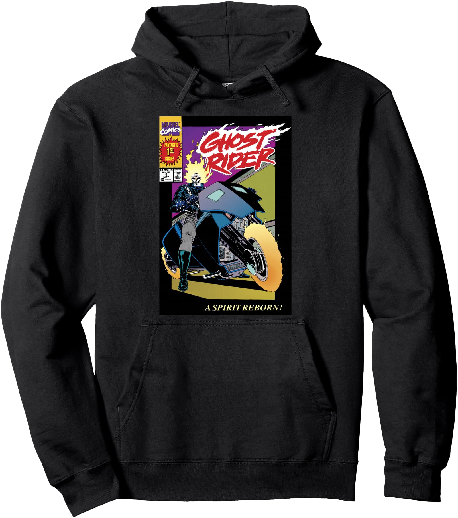 Handcrafted Marvel Ghost Rider T-Shirt - Casual Everyday Wear Unisex - T-Shirt, Sweatshirt, Hoodie