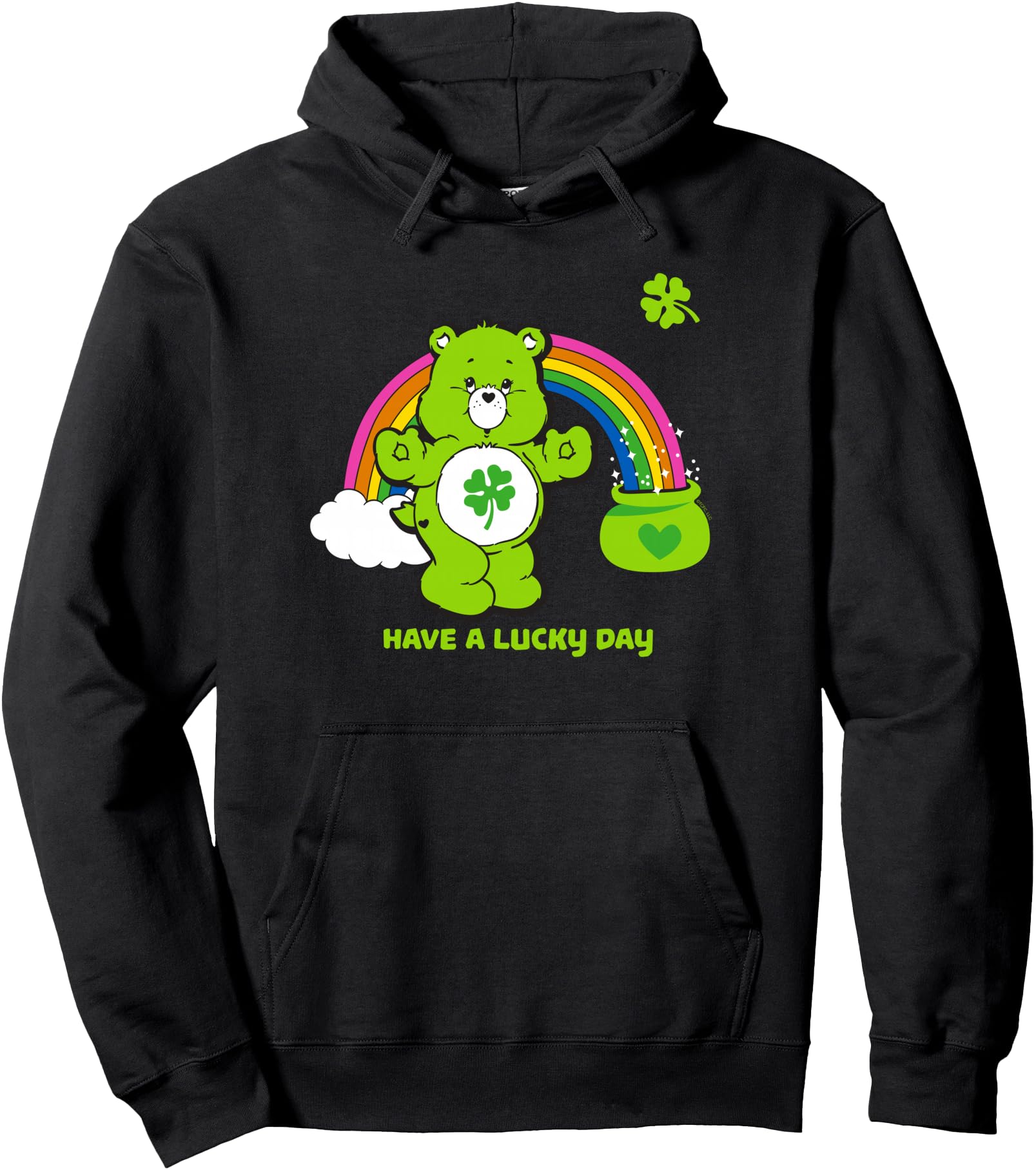 Exclusive Care Bears Have Lucky Day St Hoodie - Graphic Print Unisex - T-Shirt, Sweatshirt, Hoodie