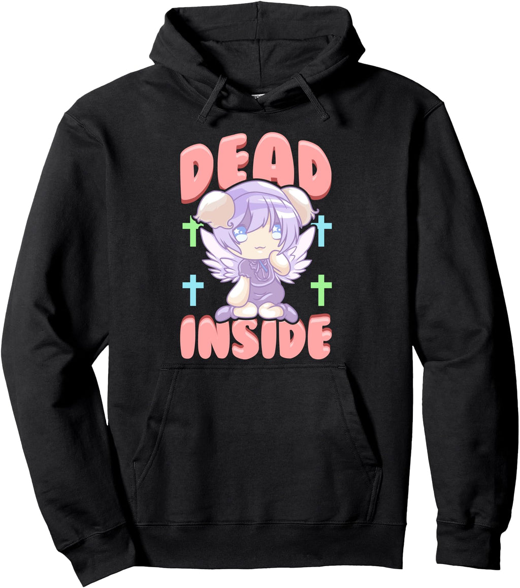Handcrafted Pastel Goth Dead Inside Sweatshirt - Trendy Graphic for Adults - T-Shirt, Sweatshirt, Hoodie