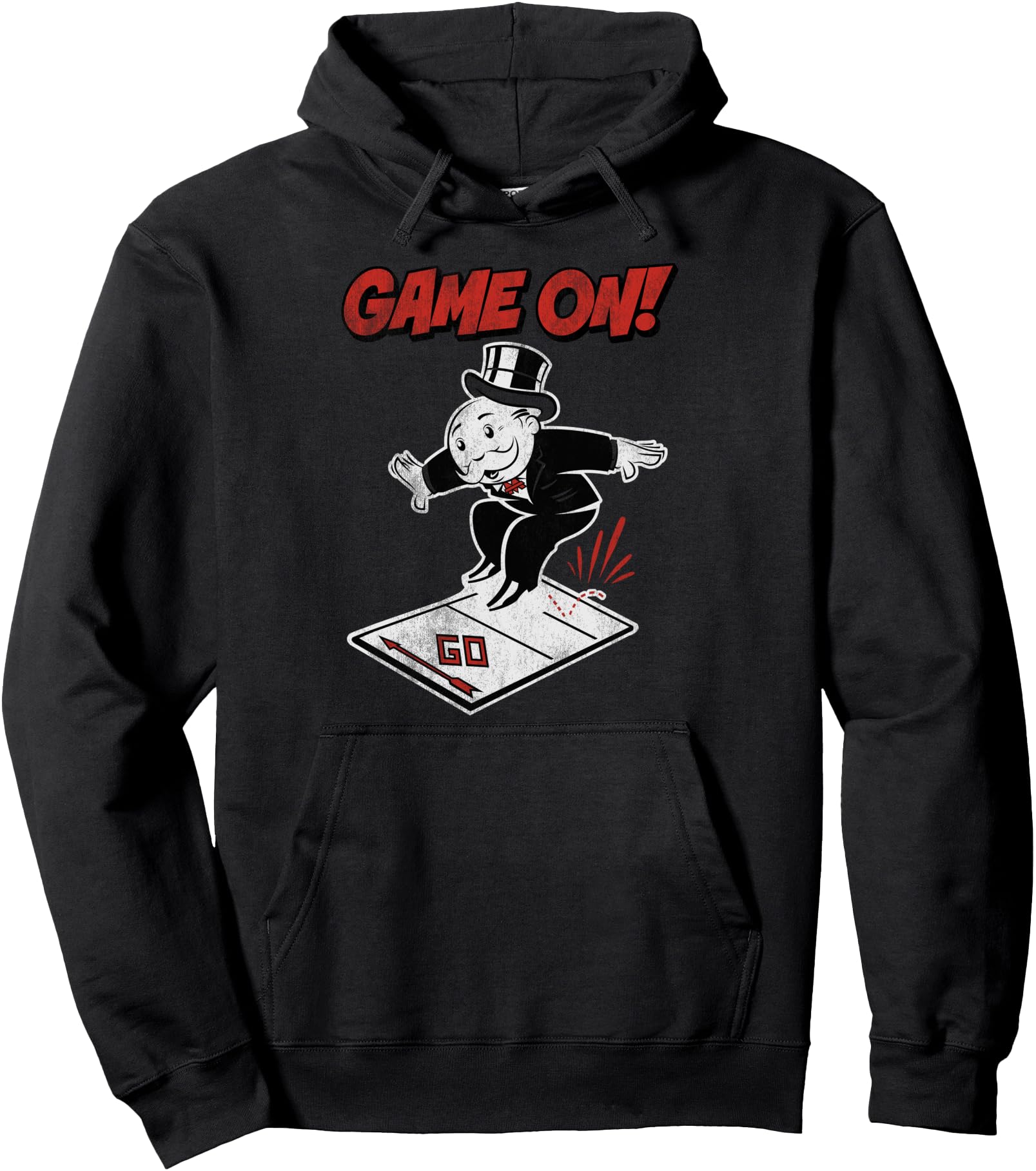 Monopoly Mr Monopoly Game Distressed Sweatshirt - Trendy Graphic Men Women - T-Shirt, Sweatshirt, Hoodie