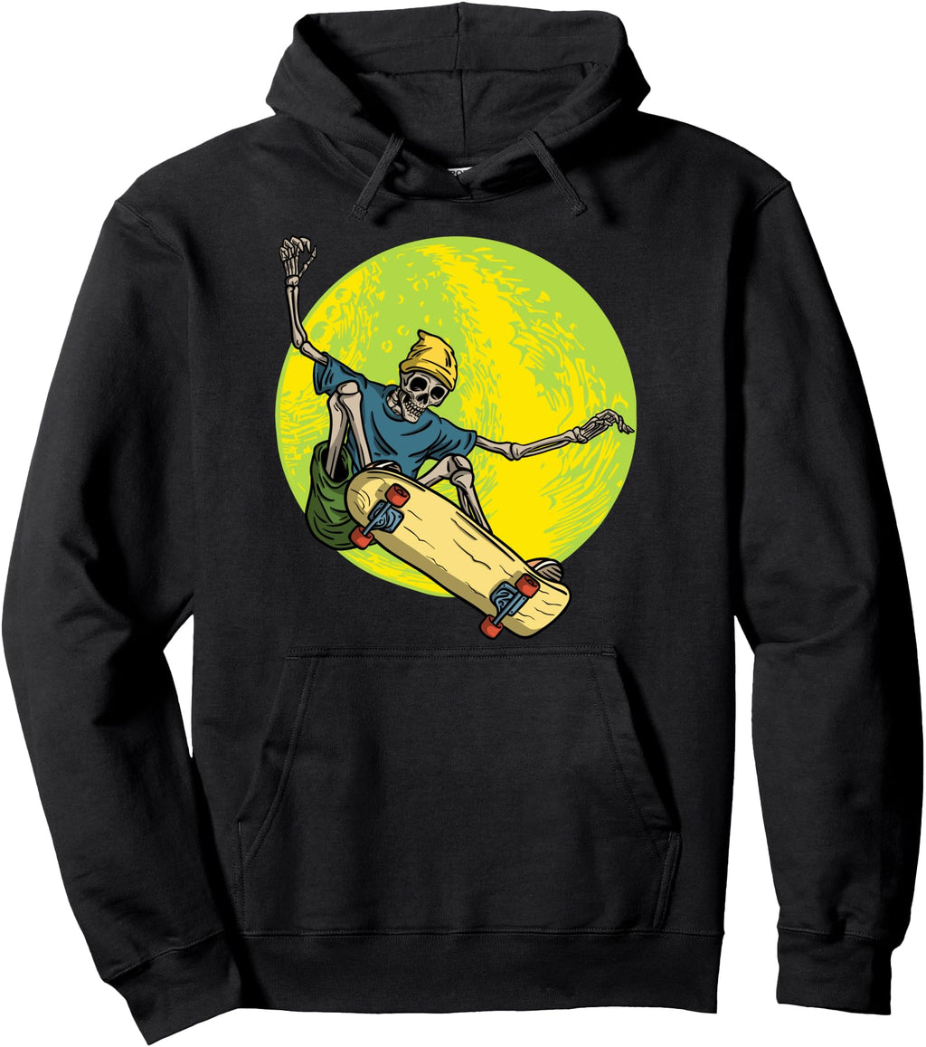 Authentic Skeleton Skateboard Skate T-Shirt - Fun Novelty Design Unisex - T-Shirt, Sweatshirt, Hoodie