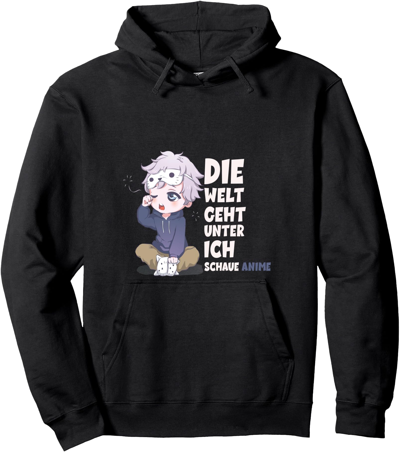 Anime World Goes Under I Anime Sweatshirt - Novelty Apparel Men Women - T-Shirt, Sweatshirt, Hoodie