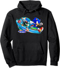 Exclusive Sonic Hedgehog Racing Around T-Shirt - Trendy Graphic Unisex - T-Shirt, Sweatshirt, Hoodie