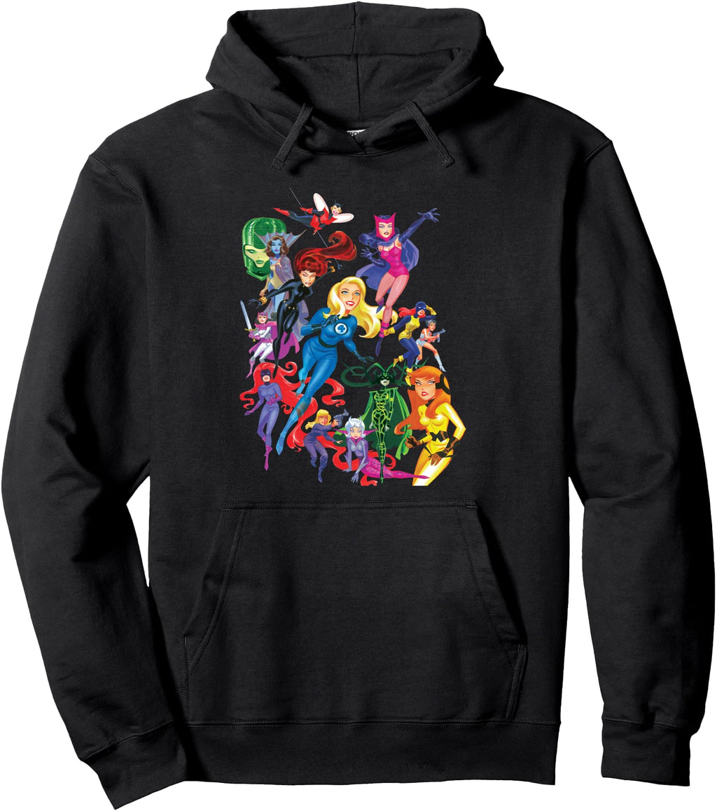 Original Marvel Female Super Heroes Artist Hoodie - Trendy Graphic Unisex - T-Shirt, Sweatshirt, Hoodie
