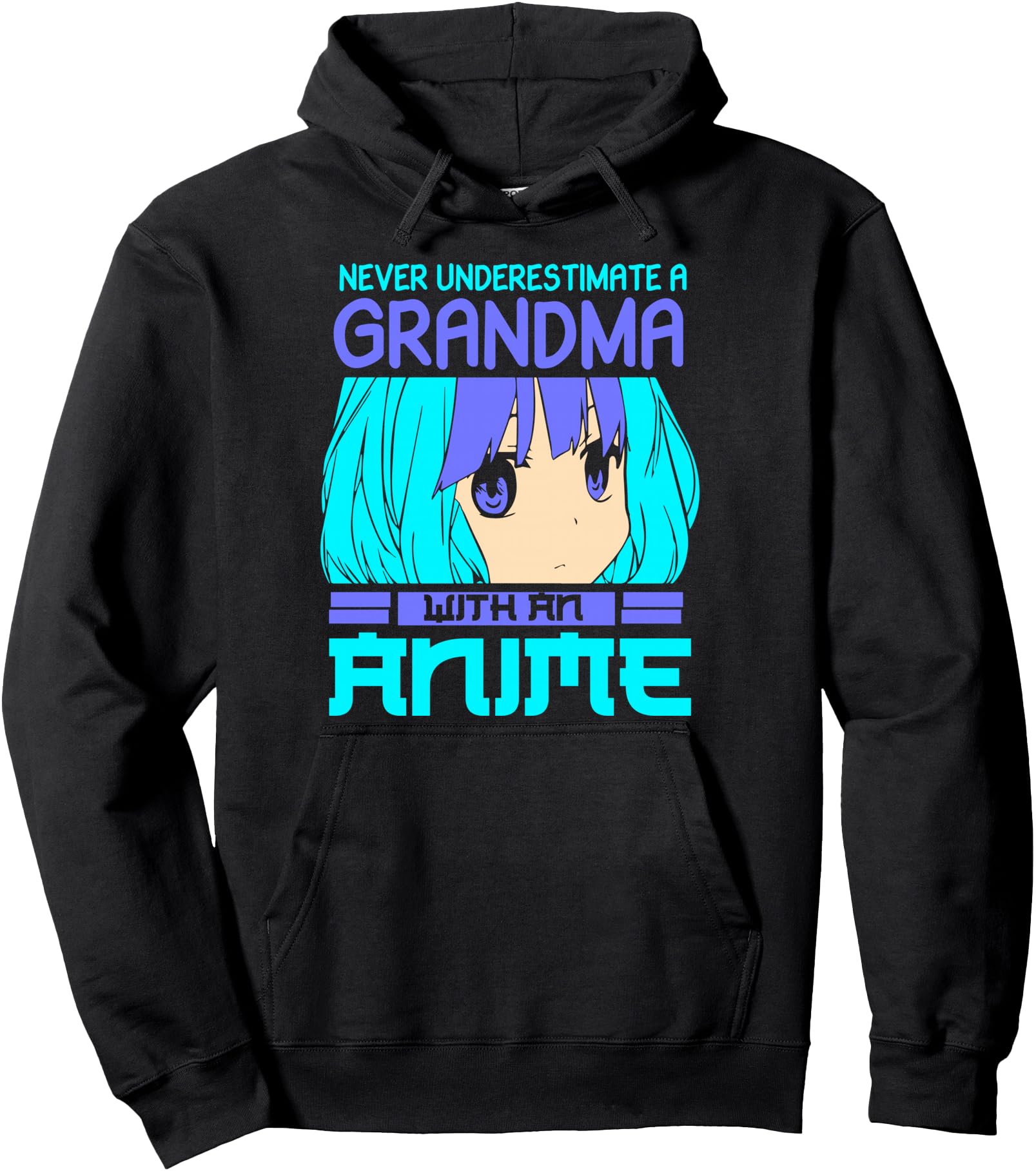 Handcrafted Never Underestimate Grandma Hoodie - Fun Novelty Design Unisex - T-Shirt, Sweatshirt, Hoodie
