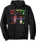 Authentic Happy Juneteenth Anime Artist T-Shirt - Unique Graphic Men Women - T-Shirt, Sweatshirt, Hoodie