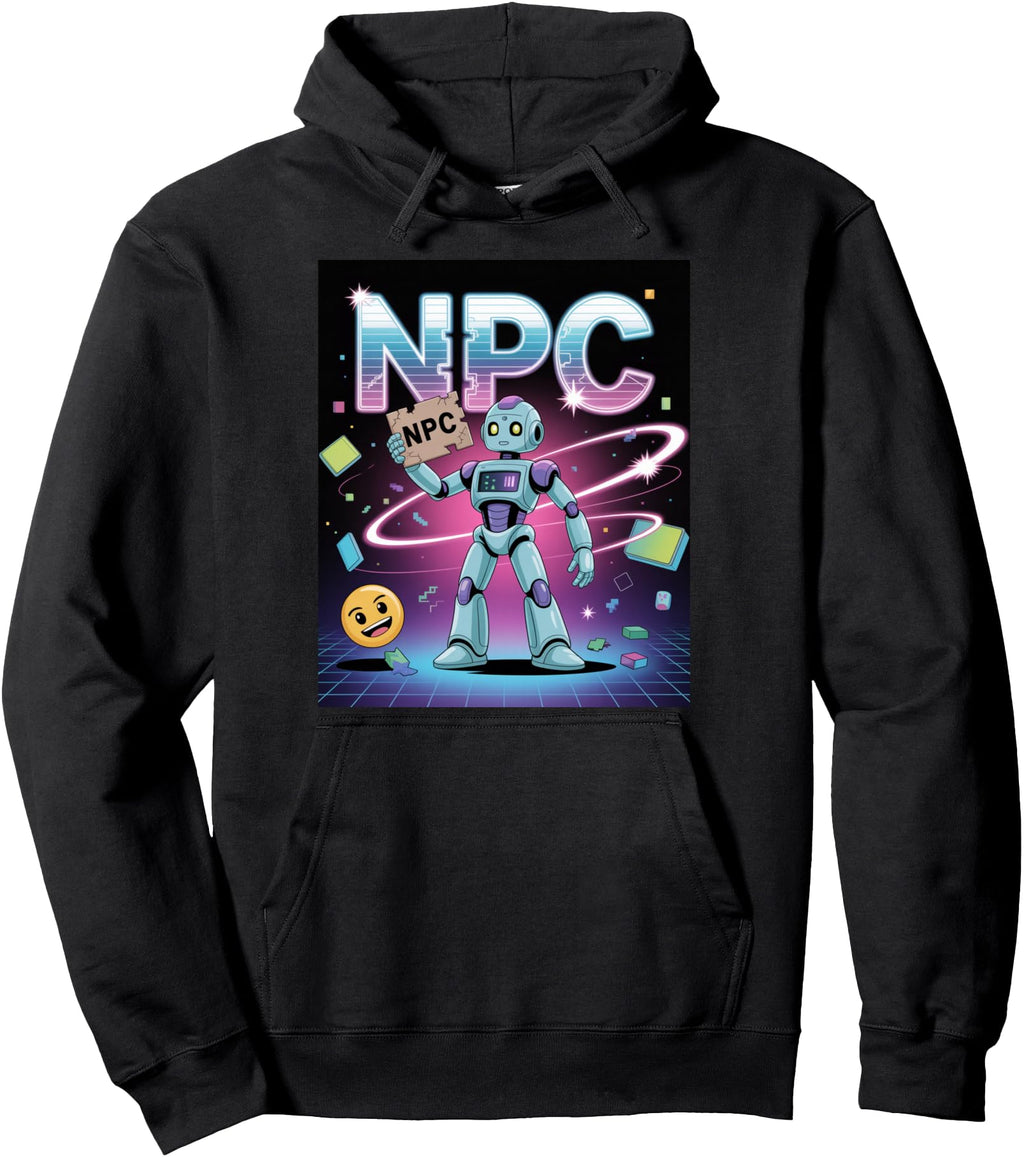 Original Npc No More Main Character Sweatshirt - Graphic Print for Adults - T-Shirt, Sweatshirt, Hoodie