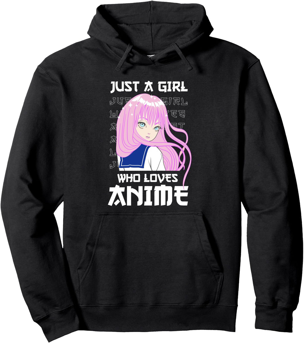 Authentic Just Who Loves Anime T-Shirt - Casual Everyday Wear Unisex - T-Shirt, Sweatshirt, Hoodie