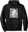 Kawaii Mochi Ice Cream Japanese Foodie Hoodie - Custom Art Print Men Women - T-Shirt, Sweatshirt, Hoodie