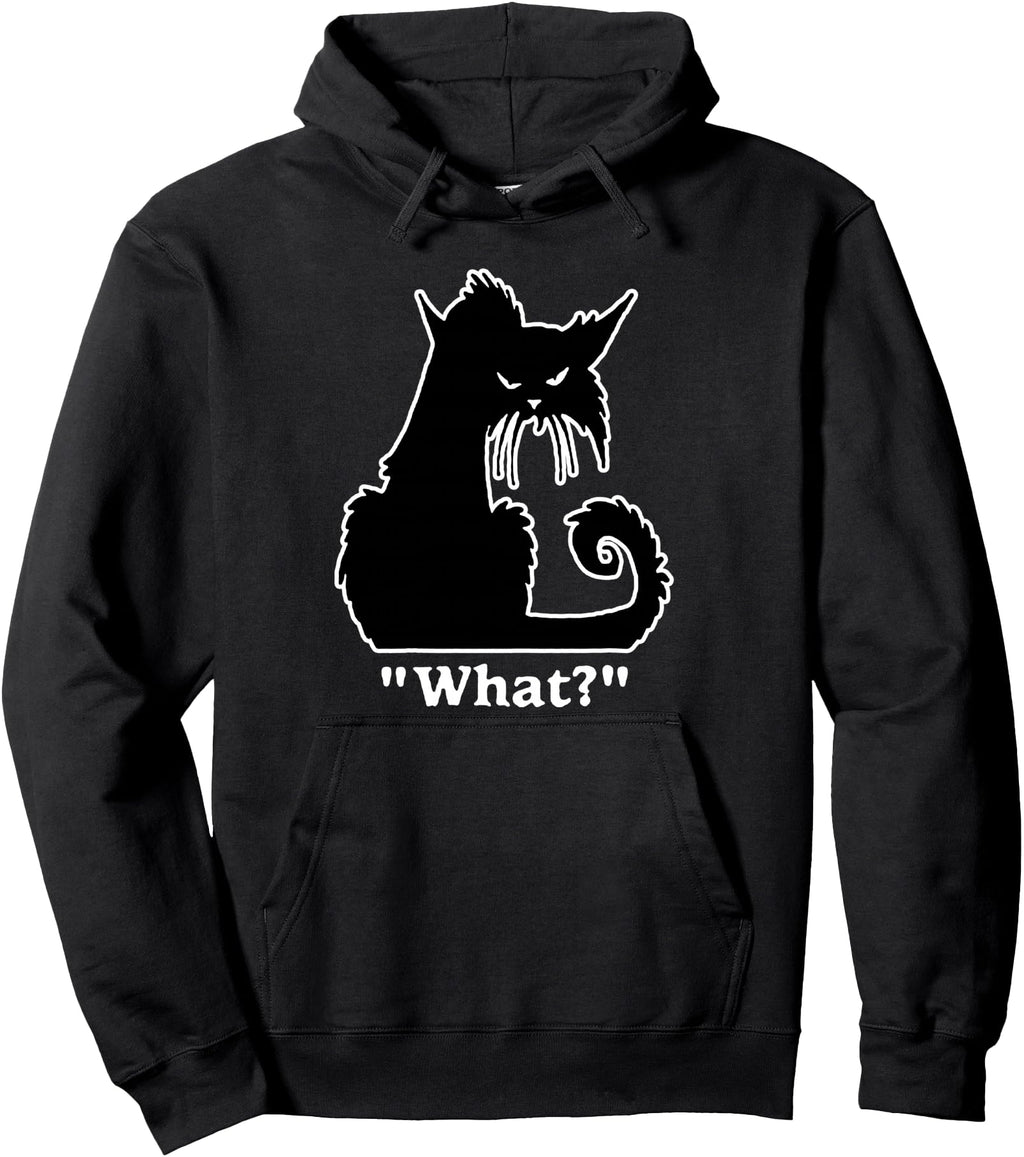 Authentic Cat What T T-Shirt - Graphic Print for Adults - T-Shirt, Sweatshirt, Hoodie