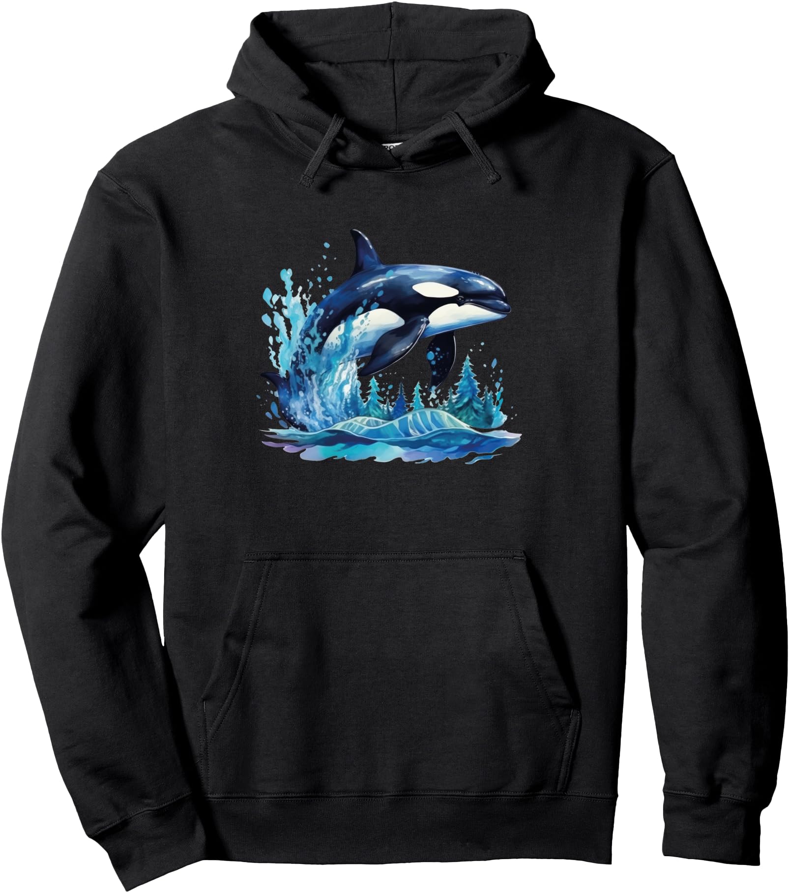 Whale Orca Rare T-Shirt - Custom Art Print for Adults - T-Shirt, Sweatshirt, Hoodie