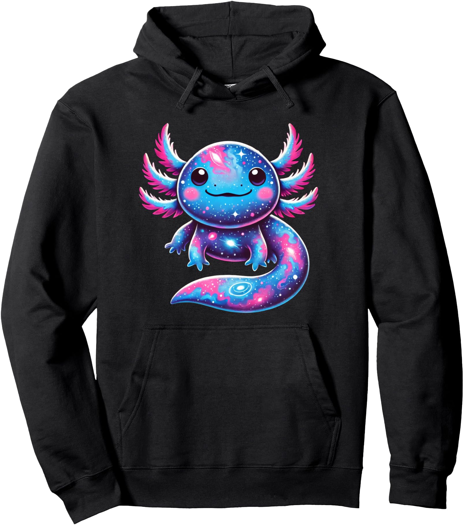 Exclusive Space Galaxy Axolotl Sweatshirt - Casual Everyday Wear Unisex - T-Shirt, Sweatshirt, Hoodie