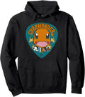Pok Mon Charmander Rocks Face Shot Guitar Hoodie - Novelty Apparel Unisex - T-Shirt, Sweatshirt, Hoodie
