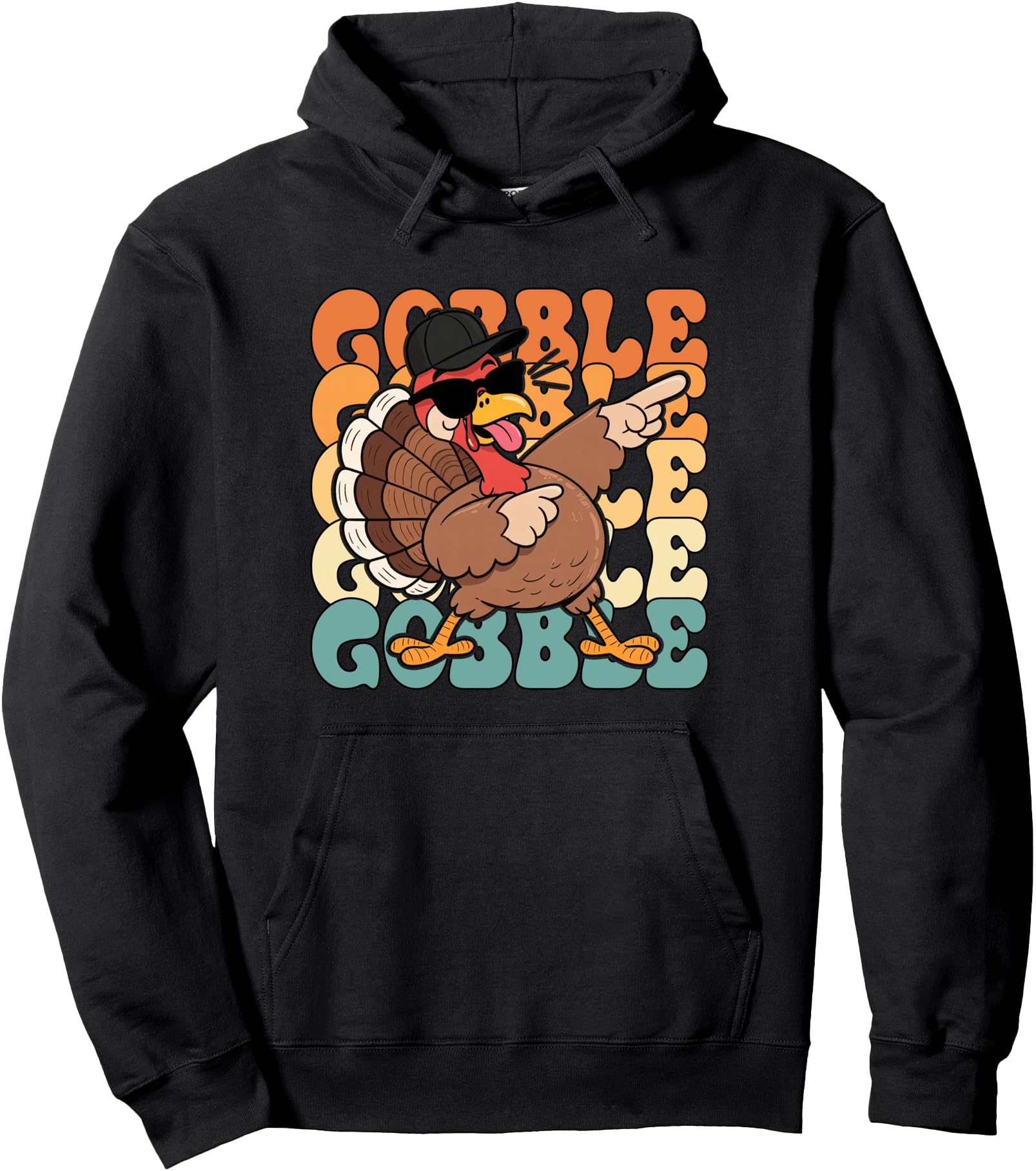 Exclusive Thanksgiving Gobble Hoodie - Aesthetic Graphic for Adults - T-Shirt, Sweatshirt, Hoodie