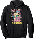 Original Just Who Loves Anime T-Shirt - Fun Novelty Design for Adults - T-Shirt, Sweatshirt, Hoodie