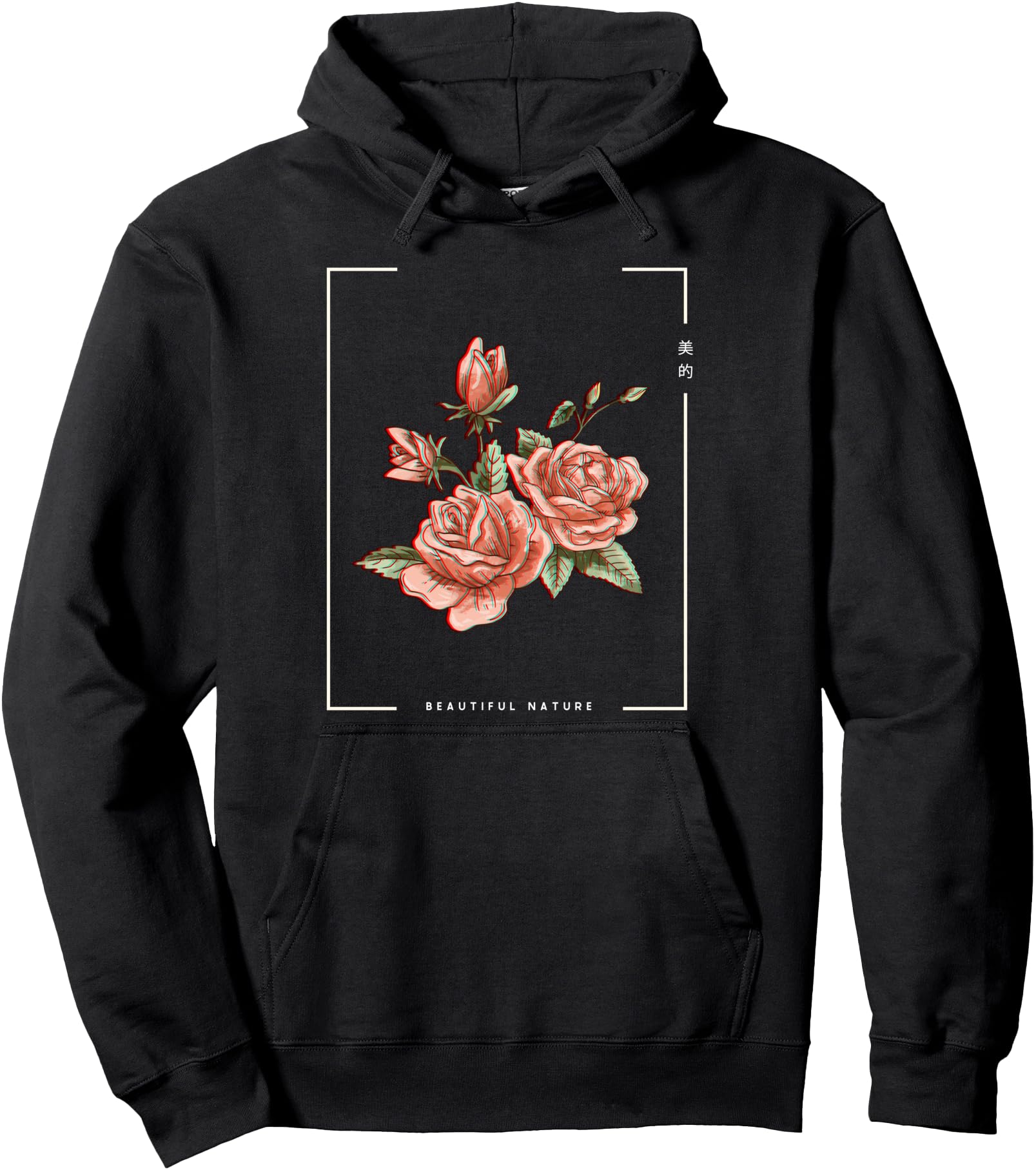 Japanese Aesthetic Vaporwave Nature T-Shirt - Fun Novelty Design Men Women - T-Shirt, Sweatshirt, Hoodie