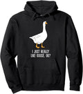 Authentic Goose I Just Really Like Goose Hoodie - Aesthetic Graphic Unisex - T-Shirt, Sweatshirt, Hoodie