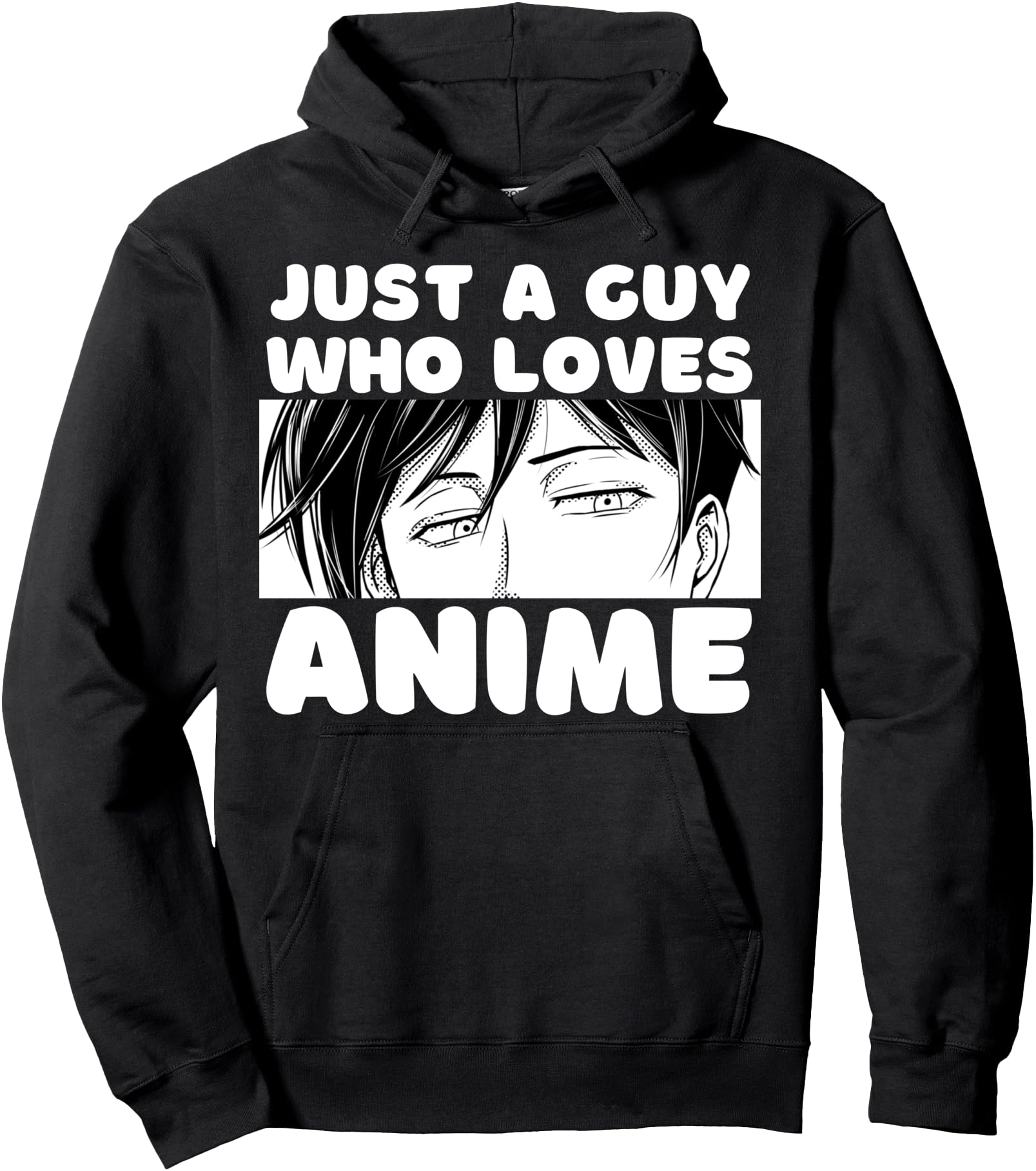 Anime Weeb Teen Just Guy Who Loves Sweatshirt - Trendy Graphic for Adults - T-Shirt, Sweatshirt, Hoodie
