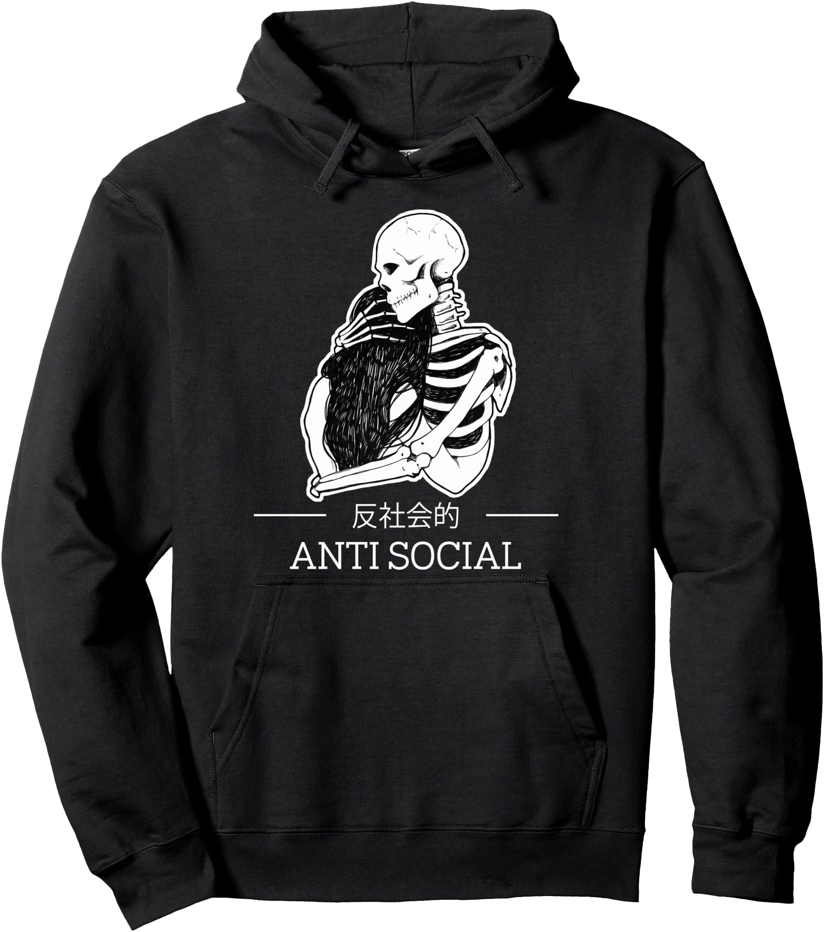 Exclusive Anti Social Japanese Anime T-Shirt - Streetwear Style for Adults - T-Shirt, Sweatshirt, Hoodie