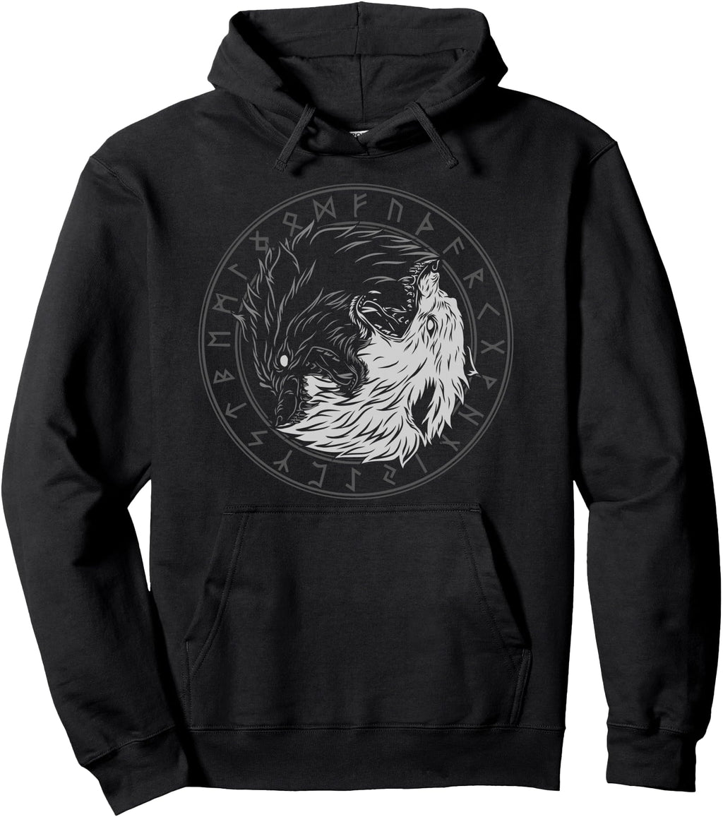 Original Sons Fenrir Sk Ll And Hati T-Shirt - Minimalist Print Men Women - T-Shirt, Sweatshirt, Hoodie