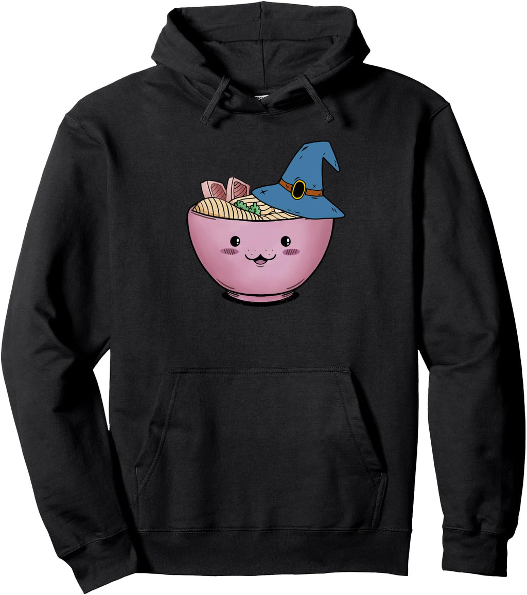 Authentic Ramen Witch Hat Lazy T-Shirt - Streetwear Style for Adults - T-Shirt, Sweatshirt, Hoodie
