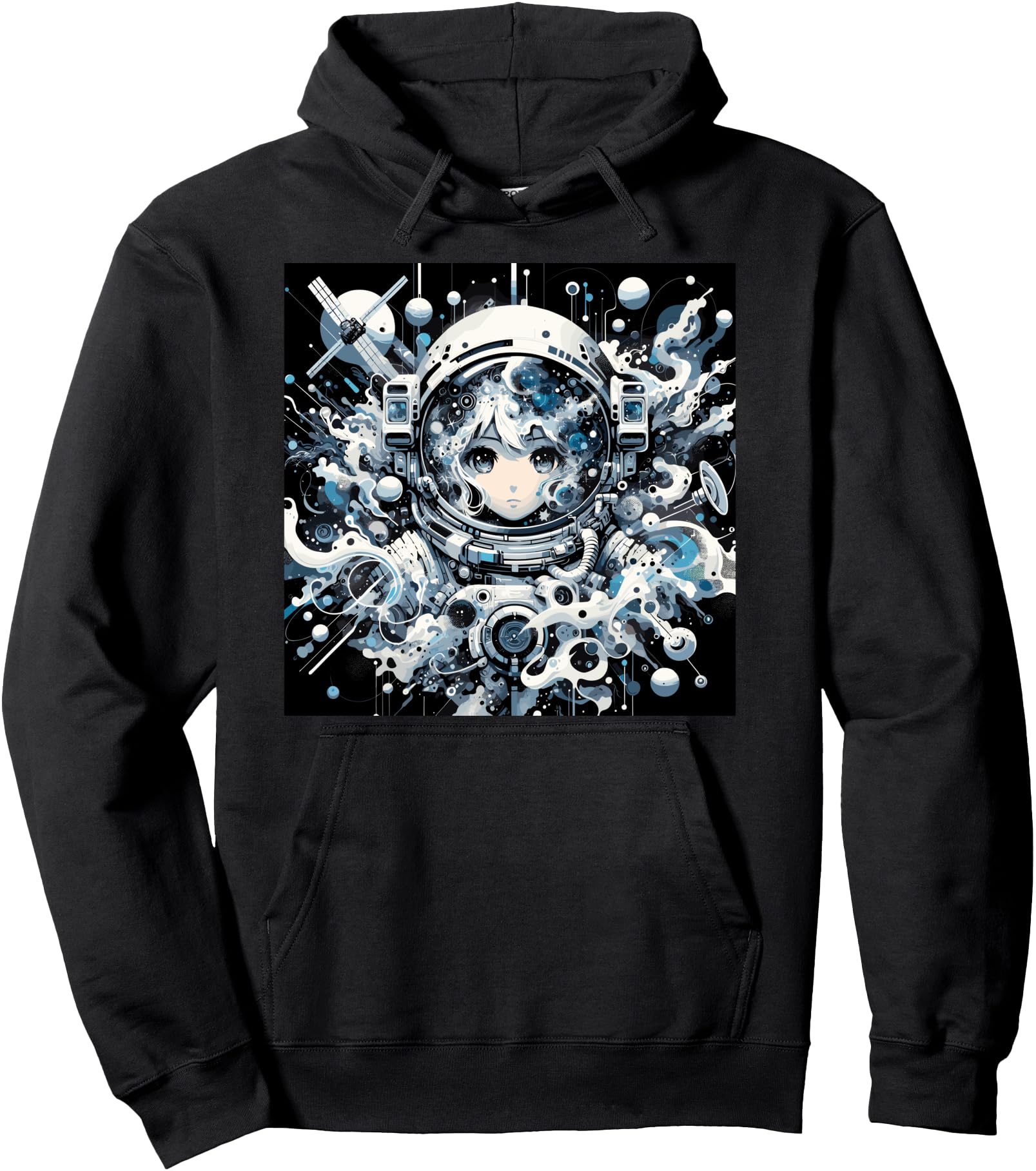 Cosmic Anime Astronauts Space T-Shirt - Graphic Print for Adults - T-Shirt, Sweatshirt, Hoodie