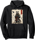 Samurai Raccoon Japanese Warrior Art T-Shirt - Unique Graphic Men Women - T-Shirt, Sweatshirt, Hoodie