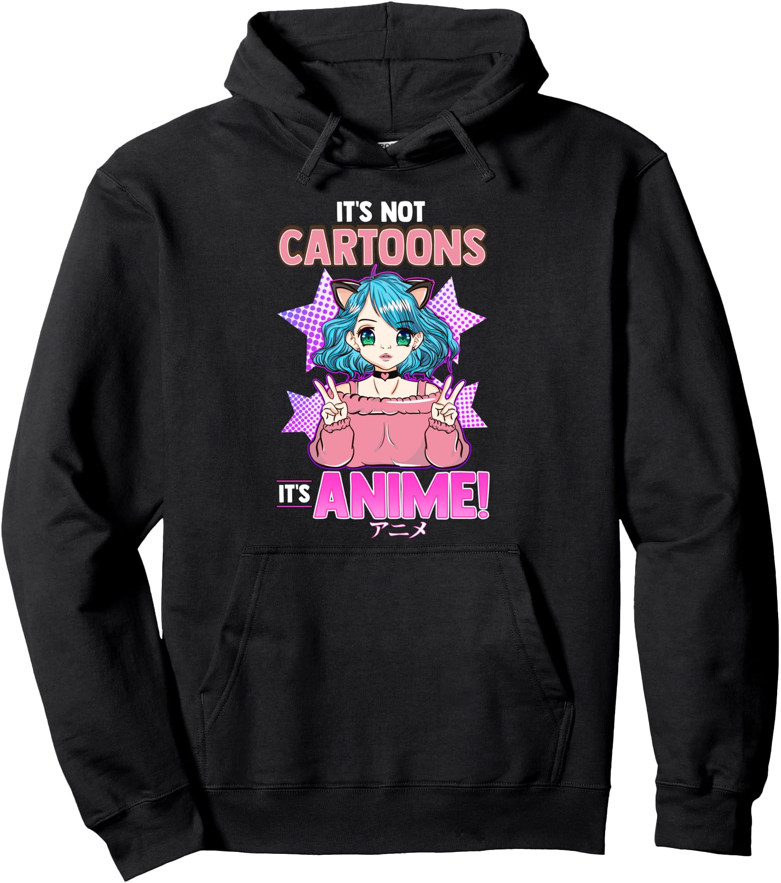 Anime Kawaii Cat Chibi Otaku Not T-Shirt - Casual Everyday Wear Unisex - T-Shirt, Sweatshirt, Hoodie