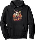 Handcrafted Jesus Riding T Rex Hoodie - Aesthetic Graphic Men Women - T-Shirt, Sweatshirt, Hoodie