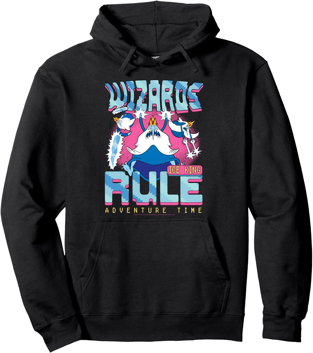 Authentic Adventure Time Wizards Rule Hoodie - Custom Art Print for Adults - T-Shirt, Sweatshirt, Hoodie