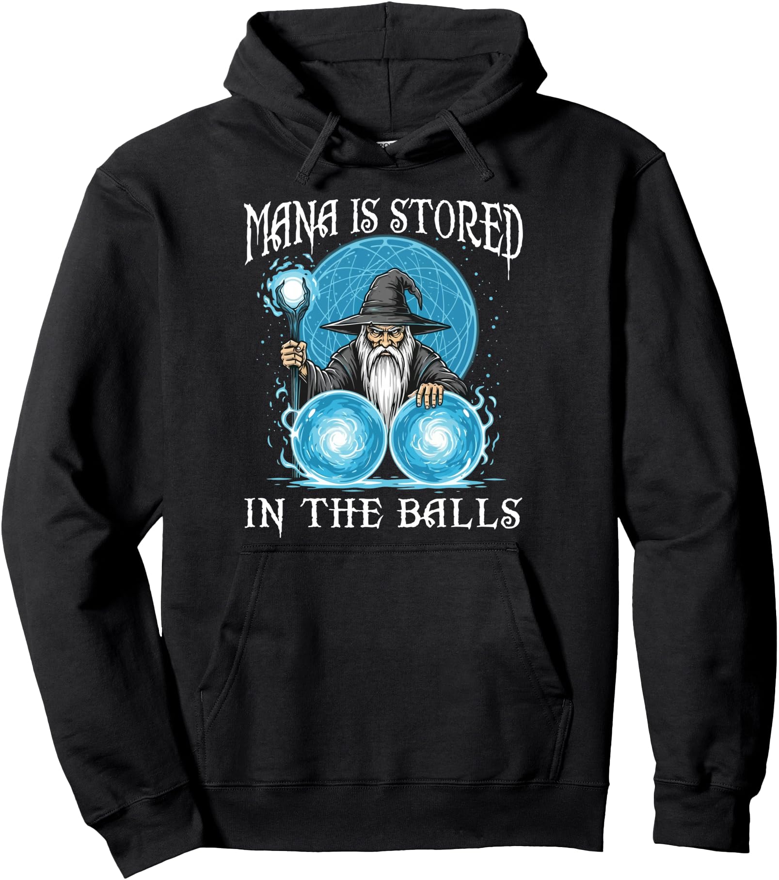 Authentic Mana Is Stored Balls Sweatshirt - Trendy Graphic Men Women - T-Shirt, Sweatshirt, Hoodie