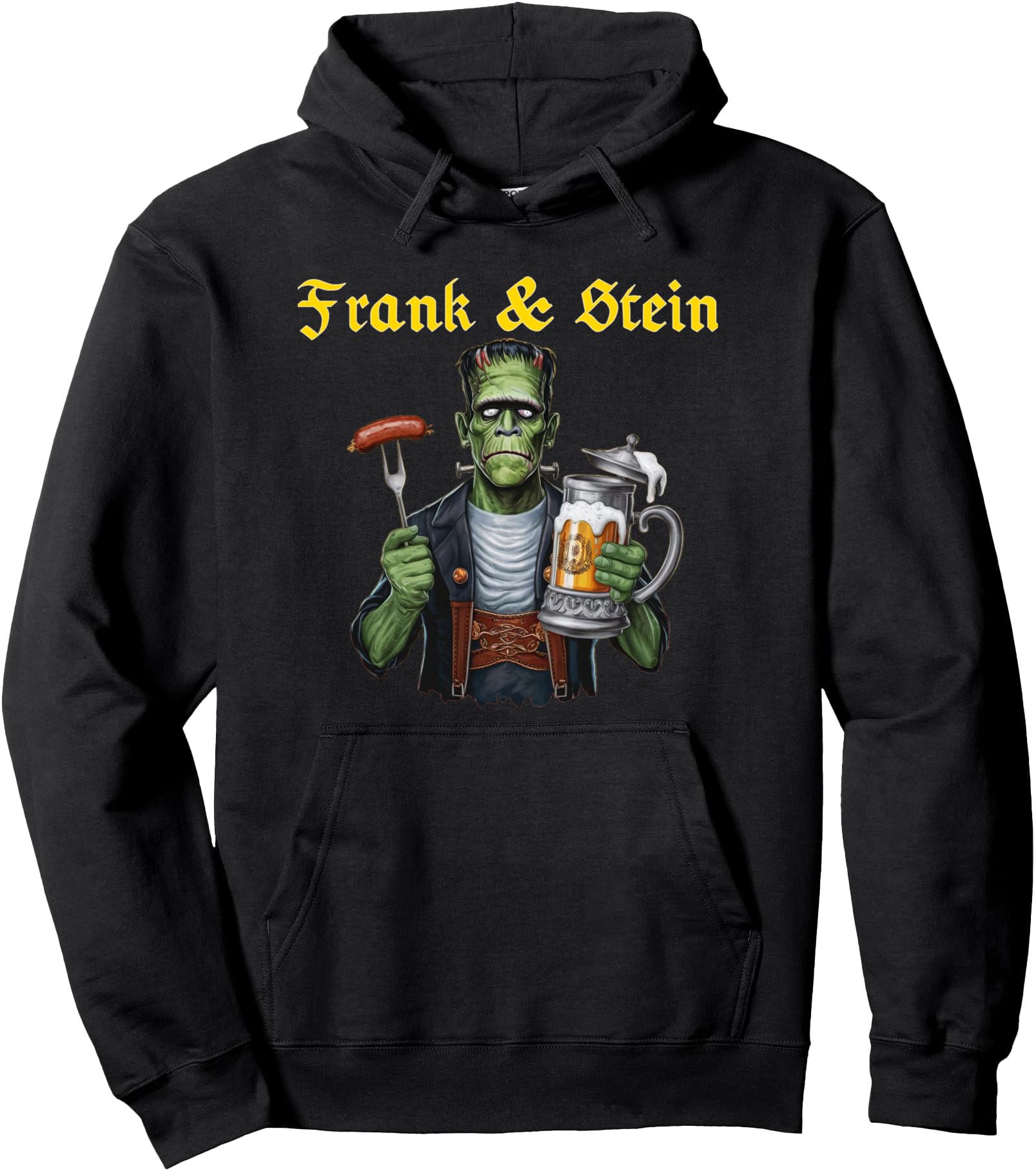 Frank And Stein Oktoberfest Sweatshirt - Streetwear Style for Adults - T-Shirt, Sweatshirt, Hoodie