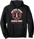 Handcrafted Emotional Support Drinking Hoodie - Trendy Graphic for Adults - T-Shirt, Sweatshirt, Hoodie