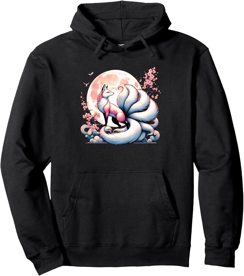 Original Kitsune Fox Cherry Sweatshirt - Casual Everyday Wear for Adults - T-Shirt, Sweatshirt, Hoodie