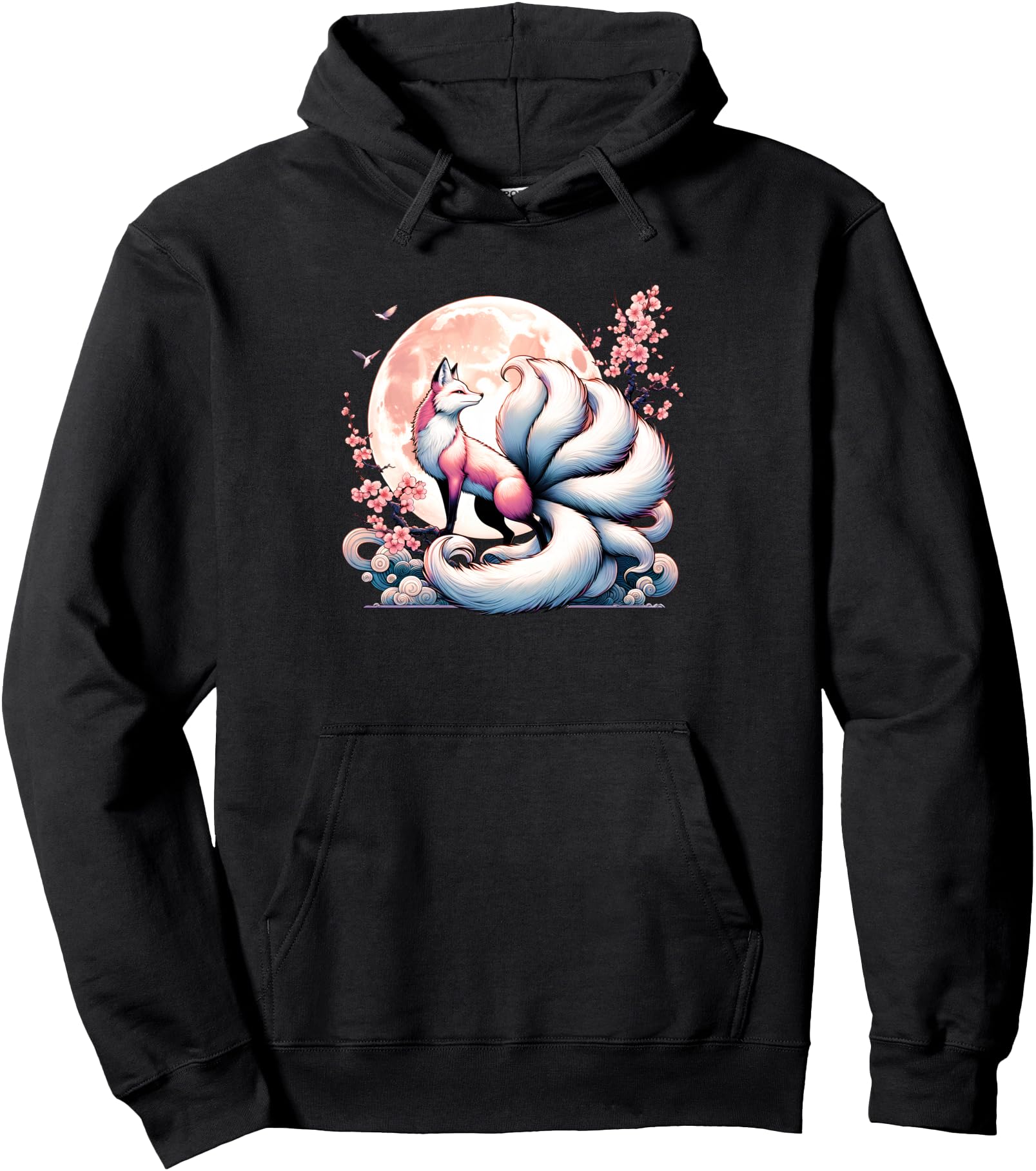 Original Kitsune Fox Cherry Sweatshirt - Casual Everyday Wear for Adults - T-Shirt, Sweatshirt, Hoodie