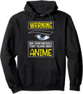 Authentic Warning May Spontaneously Talk Hoodie - Graphic Print Men Women - T-Shirt, Sweatshirt, Hoodie