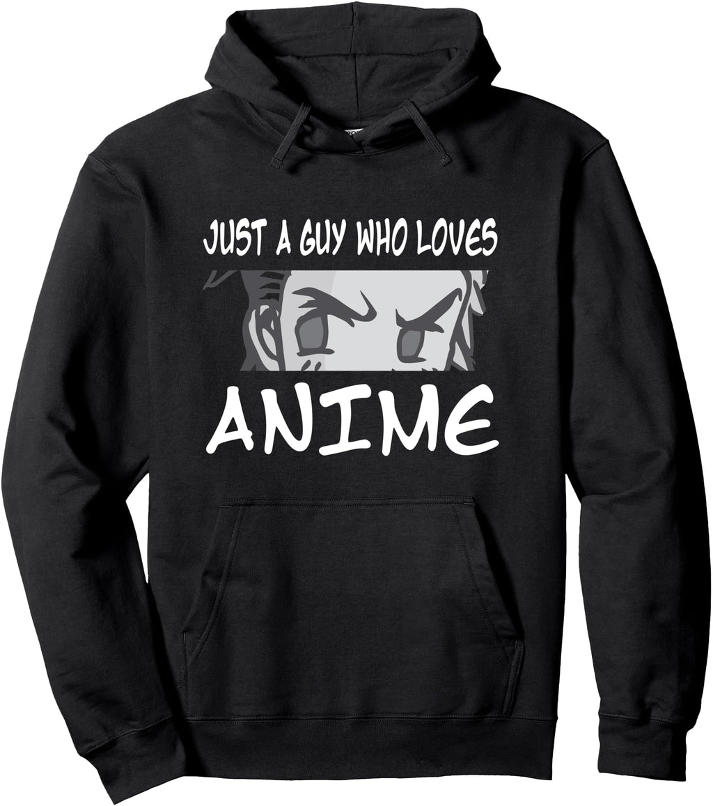 Anime Teen Just Guy Who Loves Anime Hoodie - Custom Art Print Unisex - T-Shirt, Sweatshirt, Hoodie