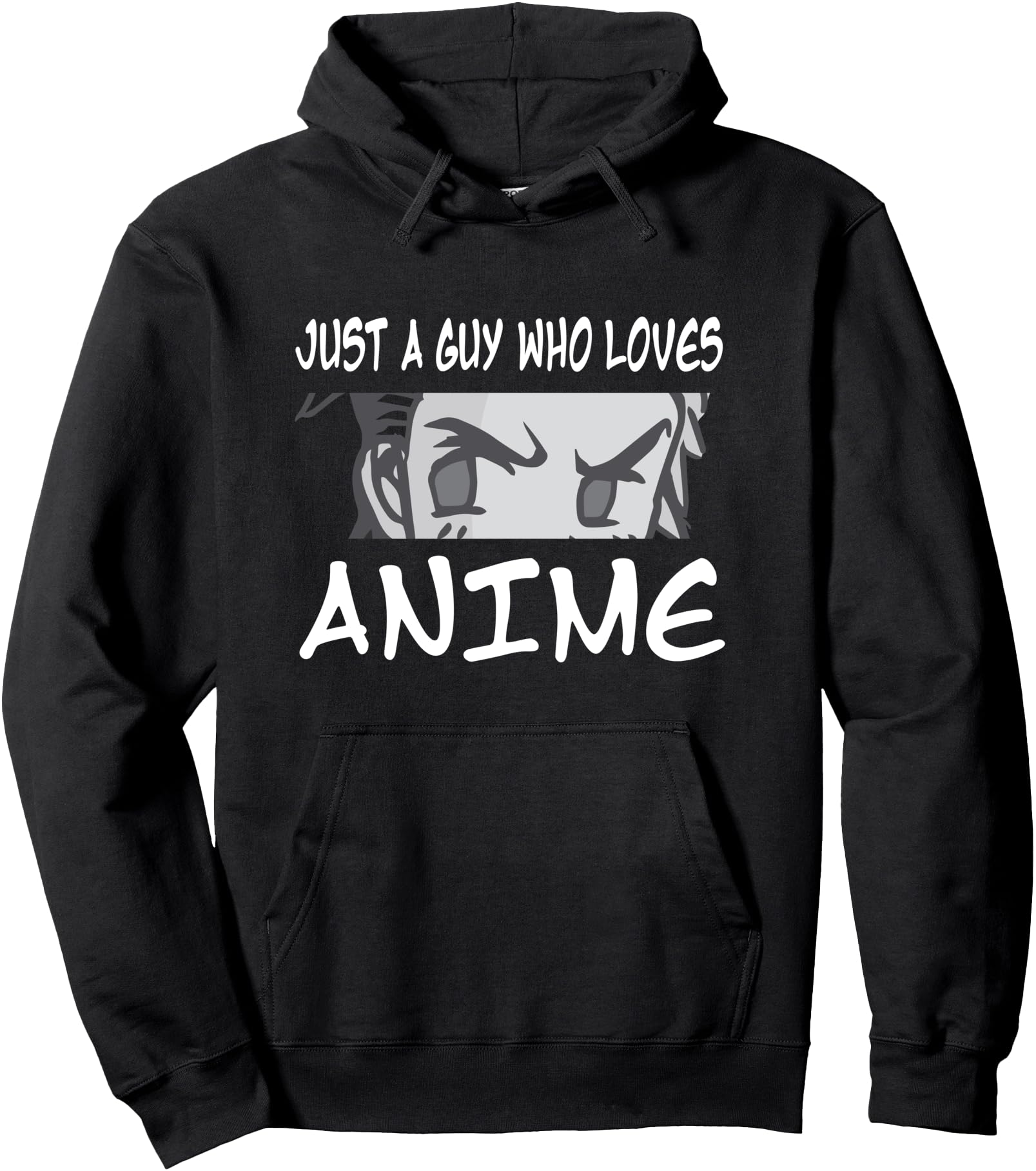 Anime Teen Just Guy Who Loves Anime Hoodie - Custom Art Print Unisex - T-Shirt, Sweatshirt, Hoodie